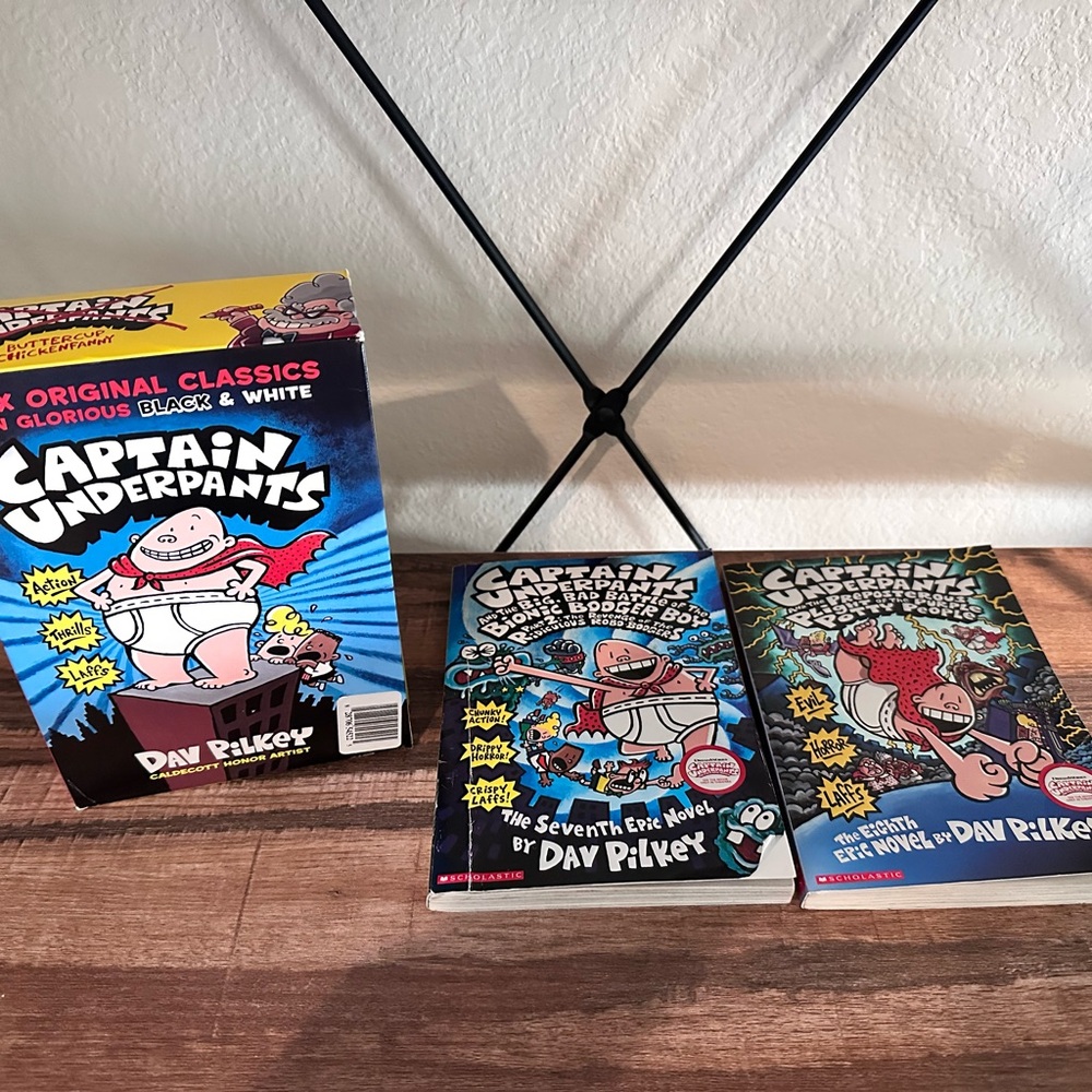 Captain Underpants Book Set and 2 extra